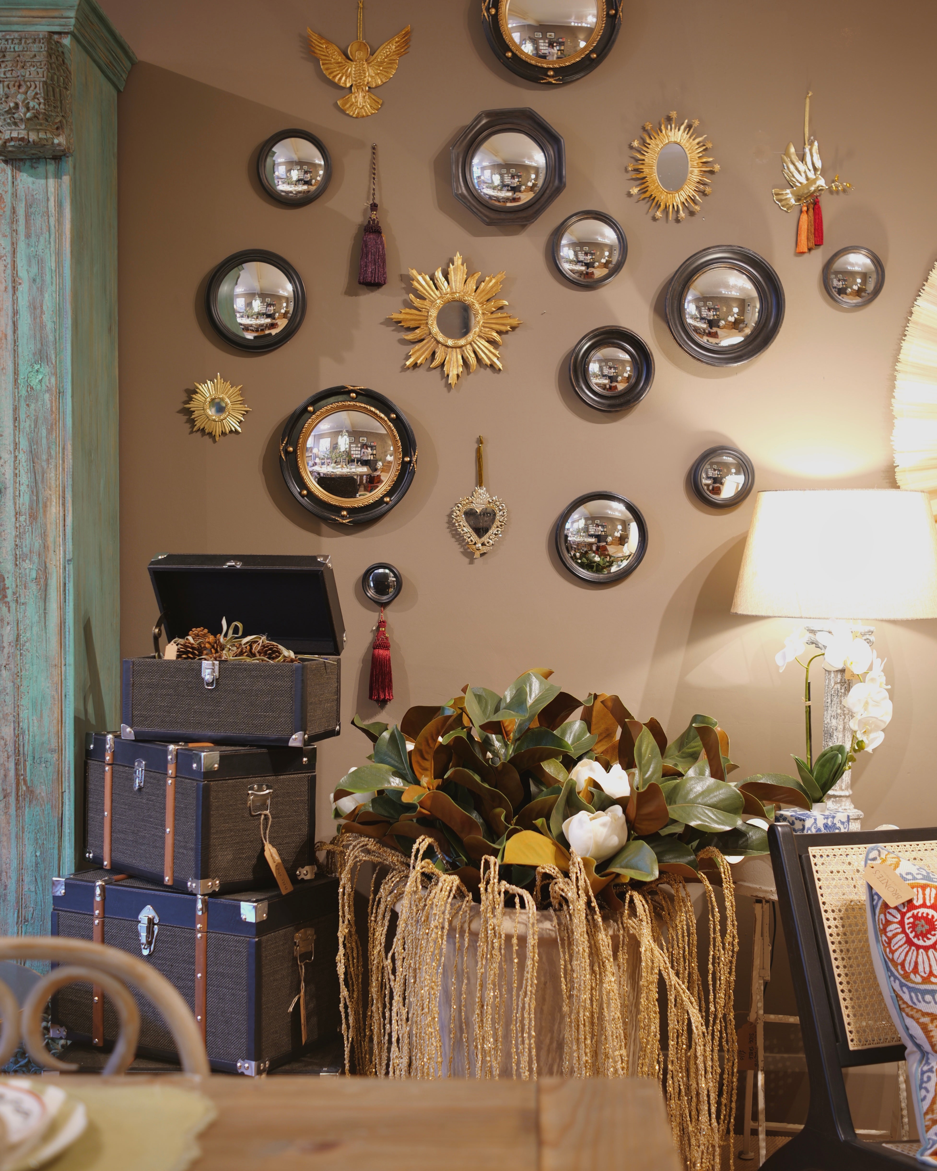How To Fill a Wall Using Mirrors, Pictures and Decorative Wall Art