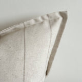 Cream & Beige Stripe Cushion 53x53