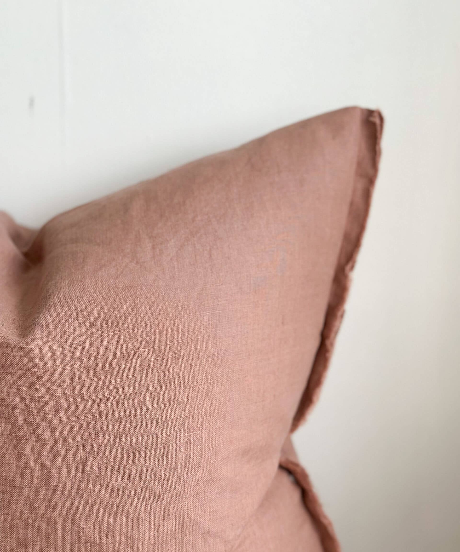 Plaster Pink Linen Cushion 45x45