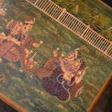 Hand-Painted Rajasthani Cabinet Boho Accent Cupboard for Unique Interiors