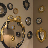 Small Black Sacred Heart Mirror