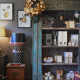Antique Indian Teal Bookcase