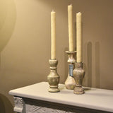 CHEHOMA Trio of Distressed Candle Holders