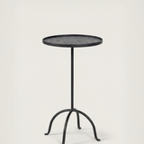 Black Iron Side Table