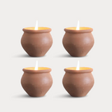 Handmade Terracotta Candles - Murgan Box of 4