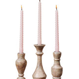 CHEHOMA Trio of Distressed Candle Holders