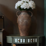 Green with Striped Drawers Telephone Table
