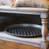 Patterned Oval Tray