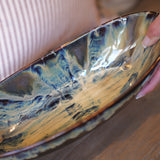 Handfinished Glazed Seafoam Bowl