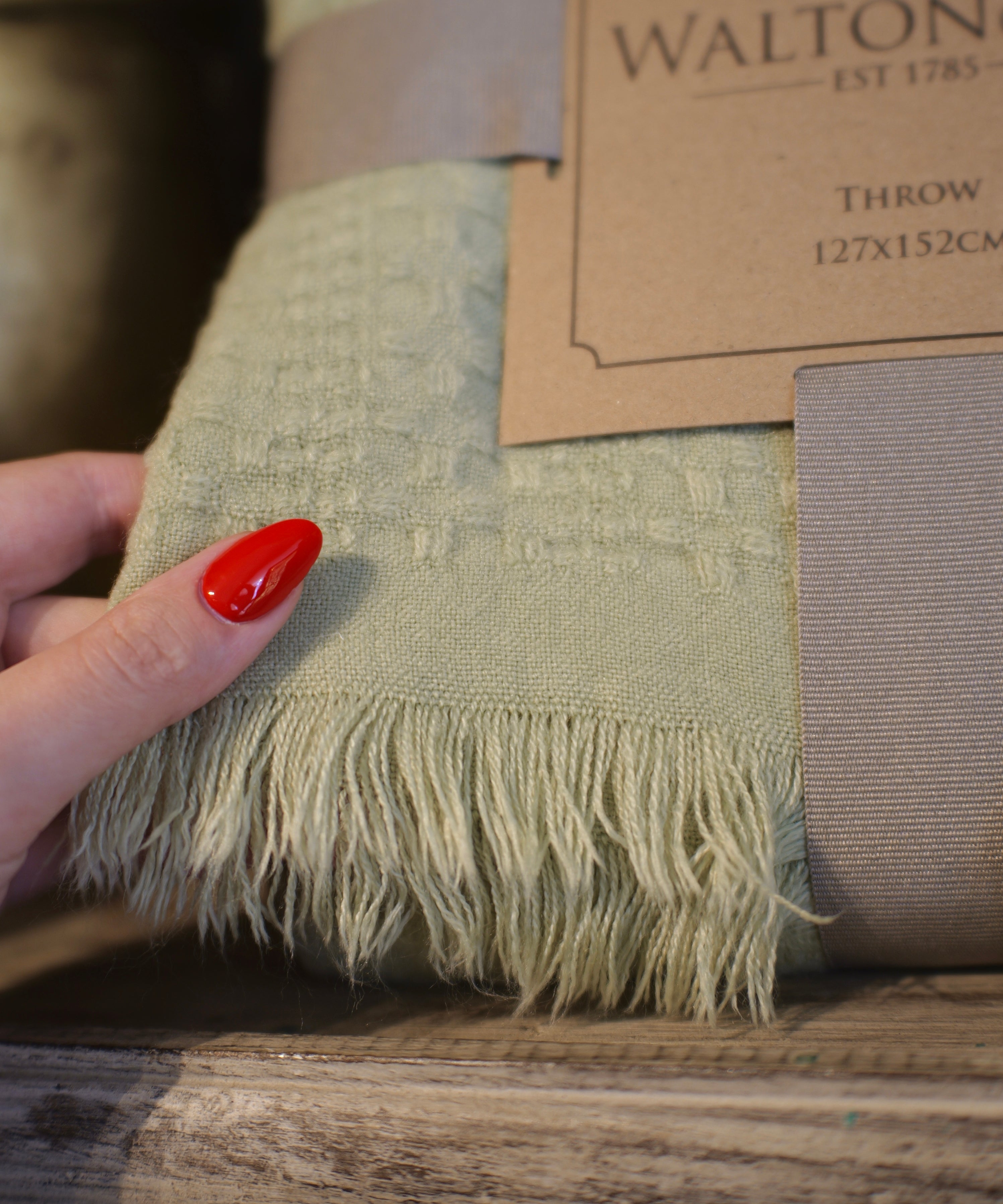 Light Throw in Sage