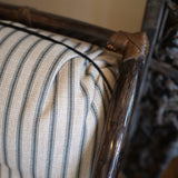 Vintage French Bamboo Lounge Chairs S/2