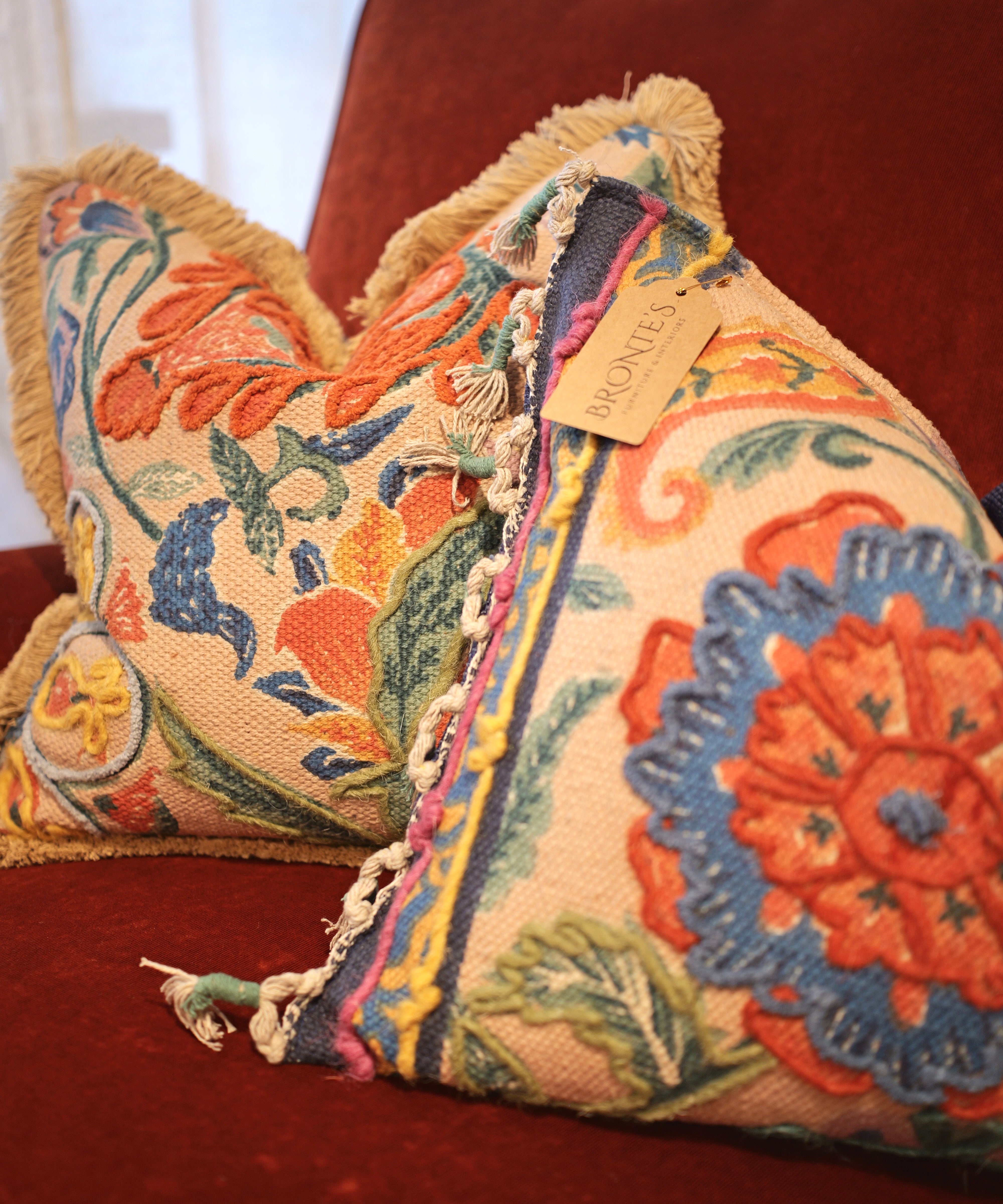French Rug Cushion (Patterned)