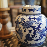 Orchid Chinoiserie Ginger Jar