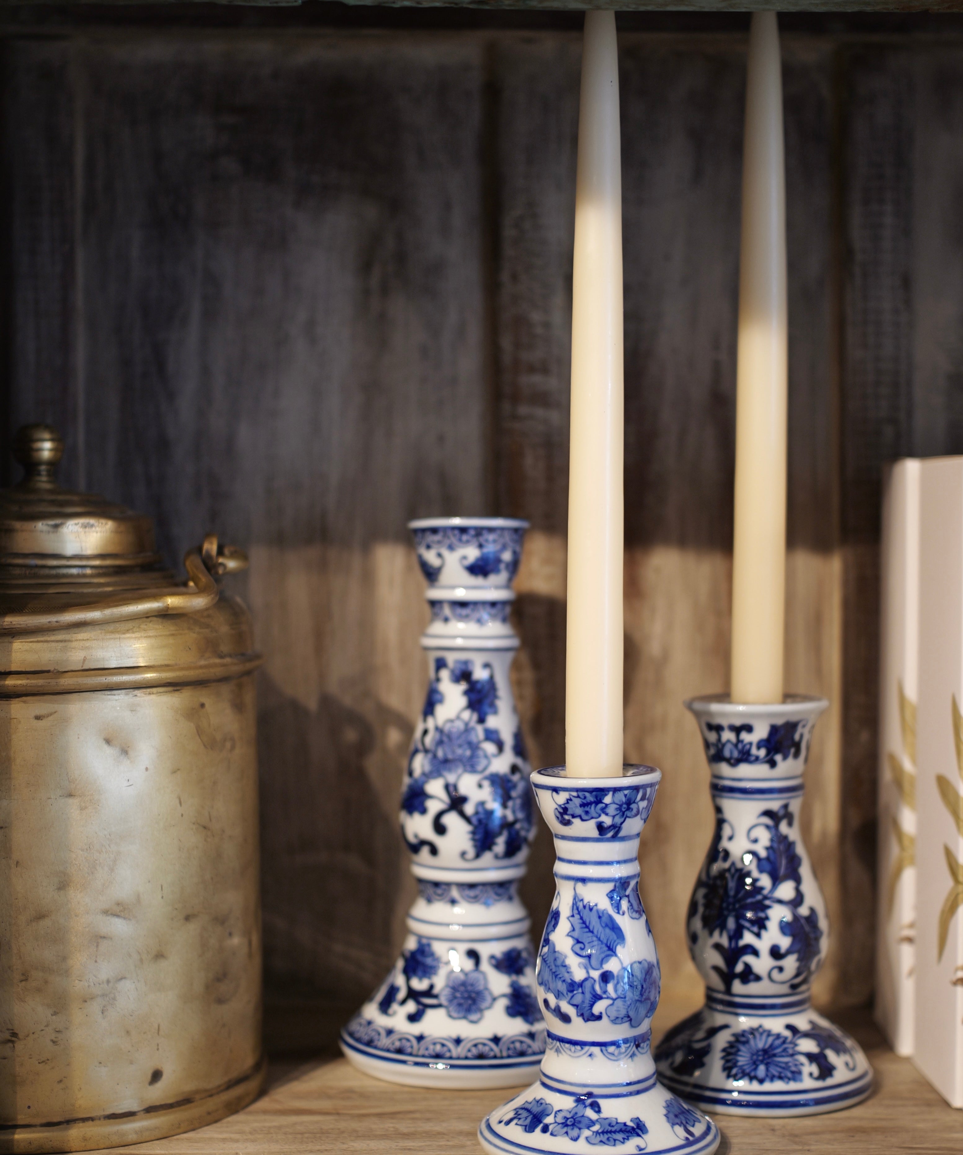 Chinoiserie Candle Holder in Small