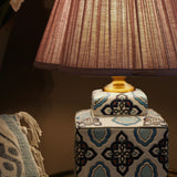 Mauve Scalloped Edge Lamp Shade - 30cm