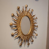 Ray & Stars Wall Mirror Oval