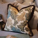 Green Leaves Tapestry Cushion Cover 45x45