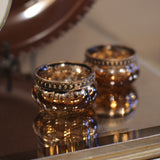 Bronze Tea Light Candle Holder Small
