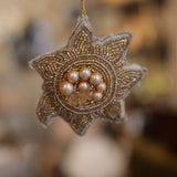 Embroidered Sun Tree Decoration