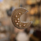 Embroidered Moon Tree Decoration