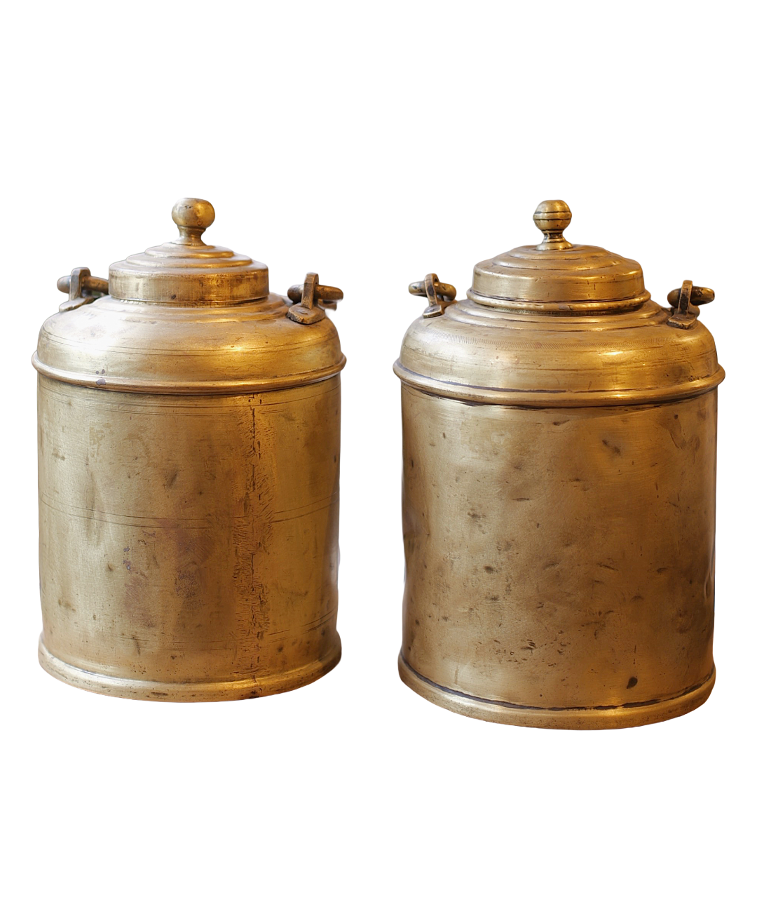 Antique Brass Indian Milk Carrier