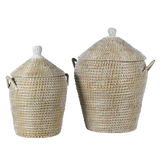 Set of 2 Rustic Baskets