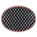 Patterned Oval Tray