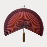 Burgundy and Burnt Orange Wall Fan