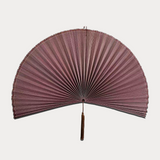 Mauve Bamboo Wall Fan