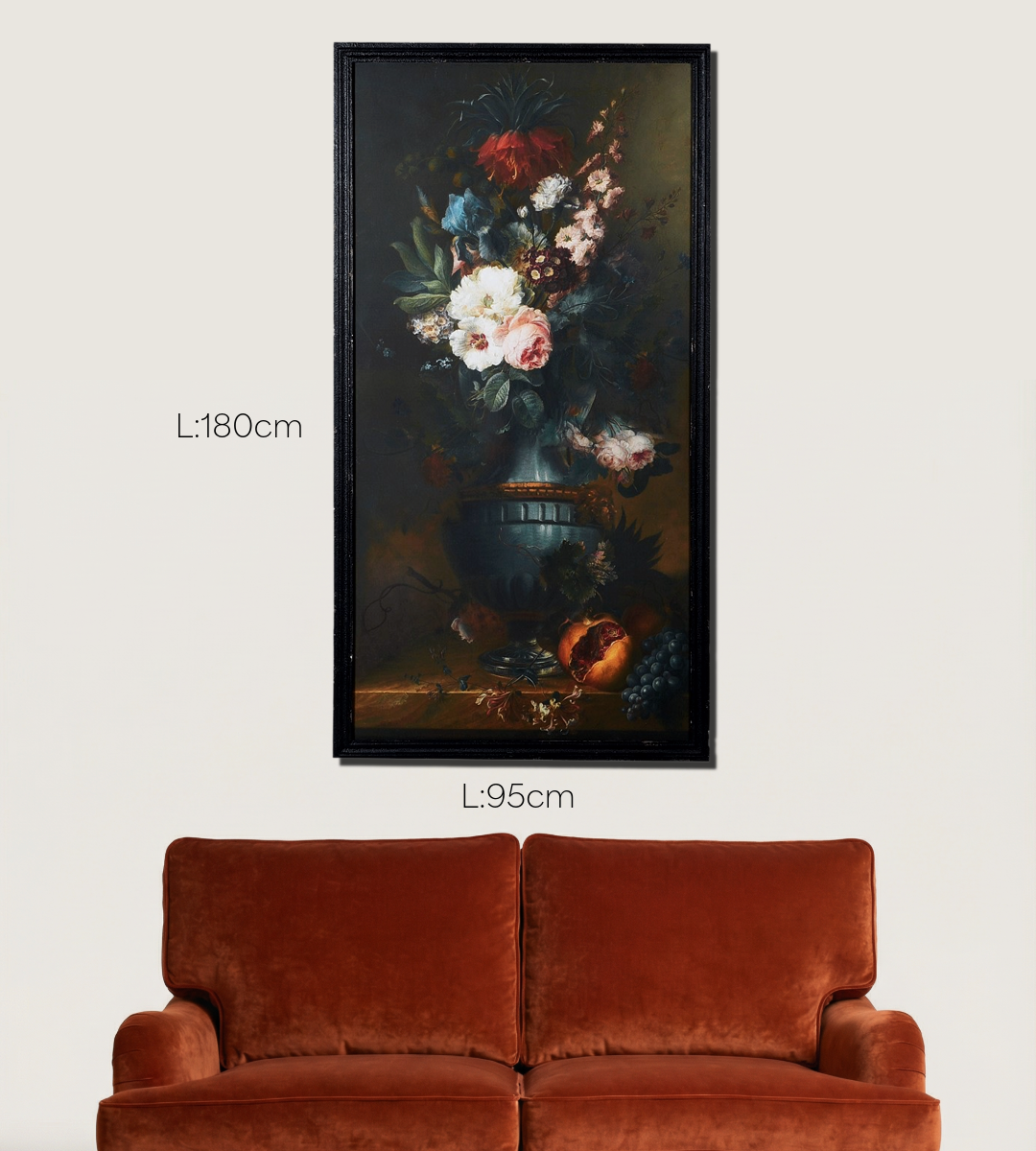 Vintage Floral Painting Print