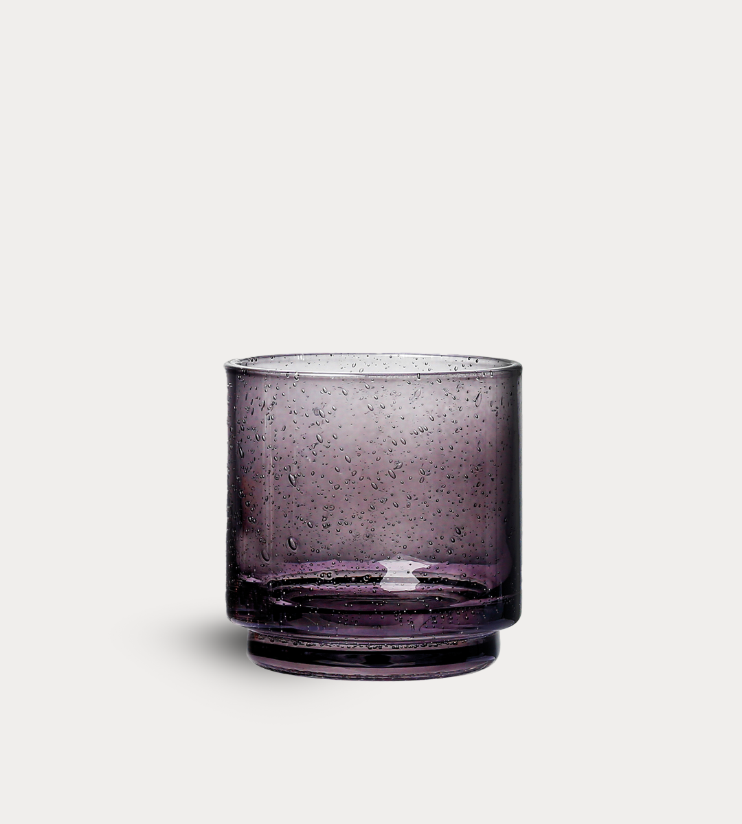 Stackable Smoke Tumbler Glass