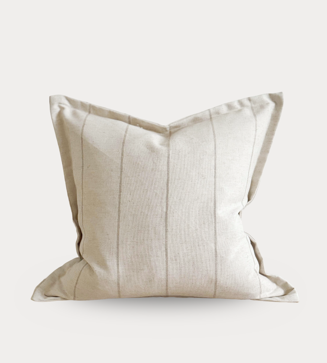 Cream & Beige Stripe Cushion 53x53
