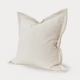Oxford Edge Linen Blend Cushion in Sand 53x53cm