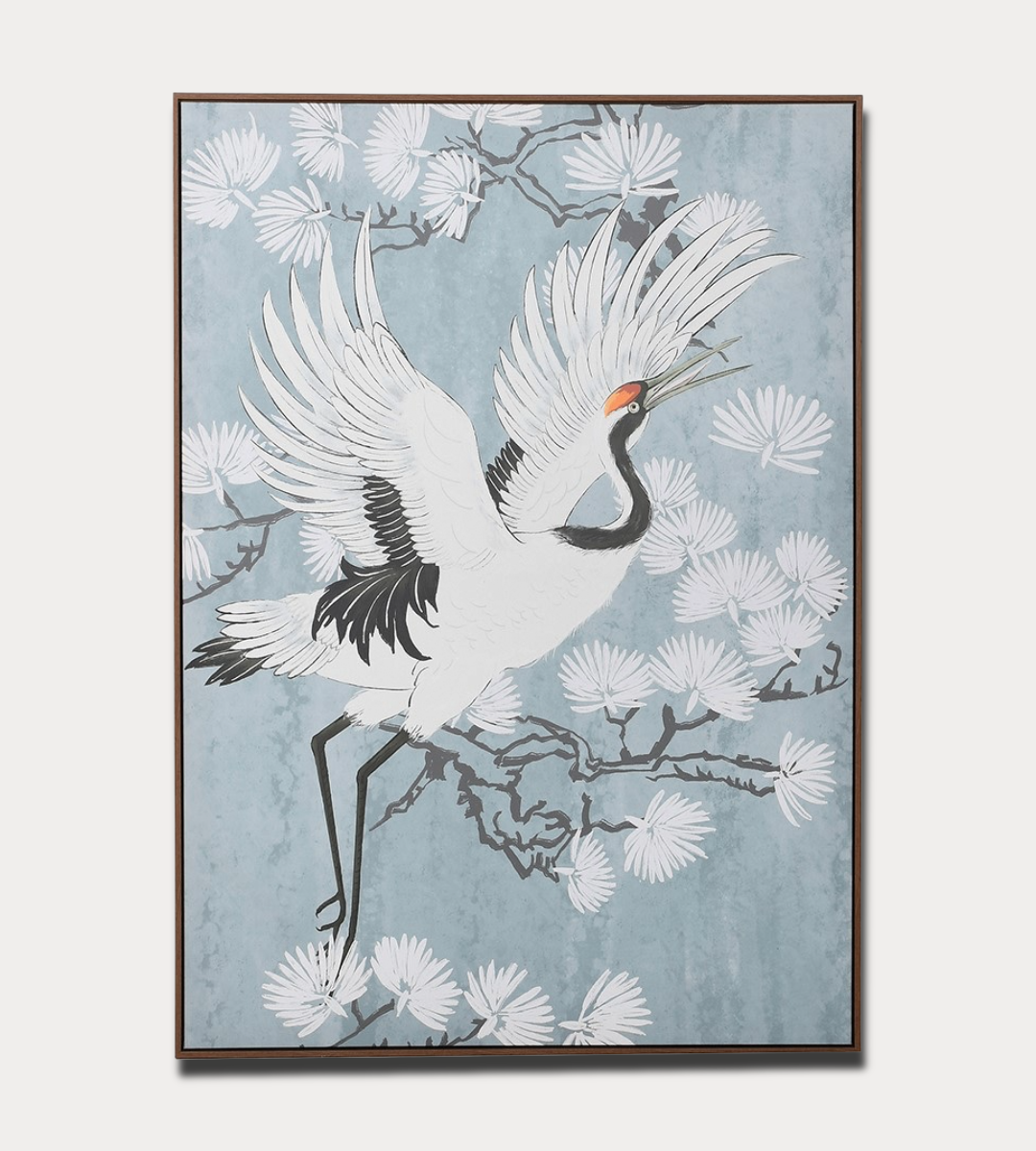 Japanese Crane Canvas