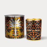 ORTIGIA SICILIA Decorated Candle 1-wick AMBRA NERA 150g
