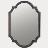 Vintage Style Navy Frame Mirror
