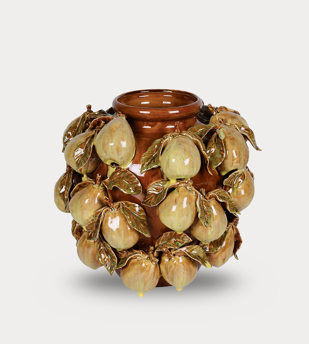 Hand-Finished Pear Vase