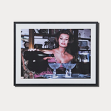 Sophia Loren at The Bar, Framed Picture