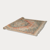 Rust & Teal Cotton Rug 160cmx210cm