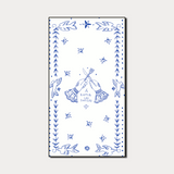 Gourmet rectangular paper napkin x15