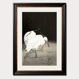 C.1910 Two Egrets in Reeds - Ohara Koson