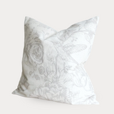 Cotton Cushion Grey Print 45 x 45