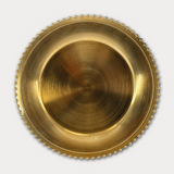 Beaded Gold Charger Plate
