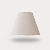 Bone Beige Taped Edge Lamp Shade - 25cm