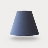 Navy Blue Taped Edge Lamp Shade - 25cm