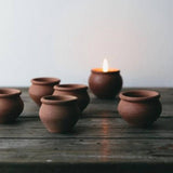 Handmade Terracotta Candles - Murgan Box of 4