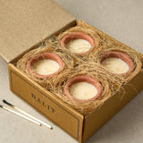 Handmade Terracotta Candles - Murgan Box of 4