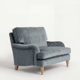 'Nelson' Love Seat Velvet Sofa